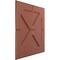 Ekena Millwork 19 5/8in. W x 19 5/8in. H Xander EnduraWall Decorative 3D Wall Panel Covers 2.67 Sq. Ft. WP20X20XAFCP - alternate 2